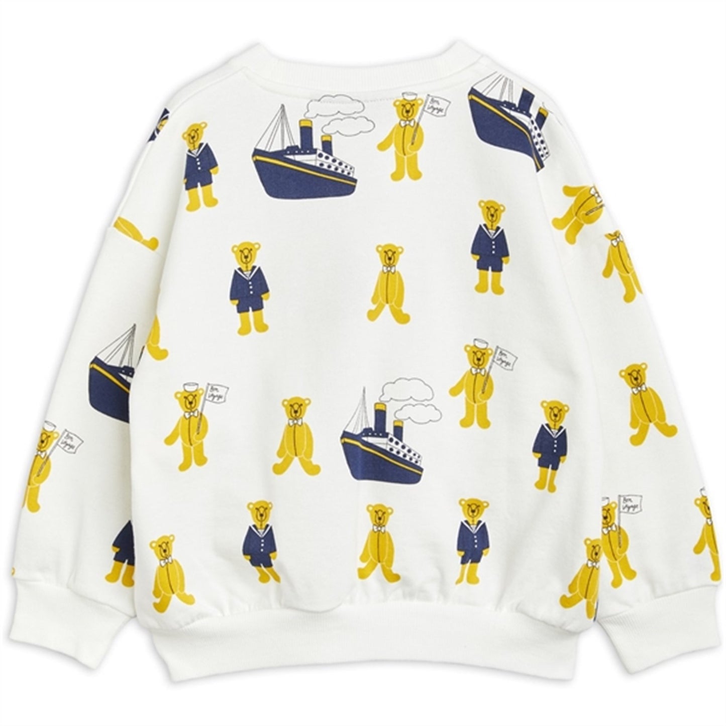 Mini Rodini Teddybears AOP Sweatshirt White