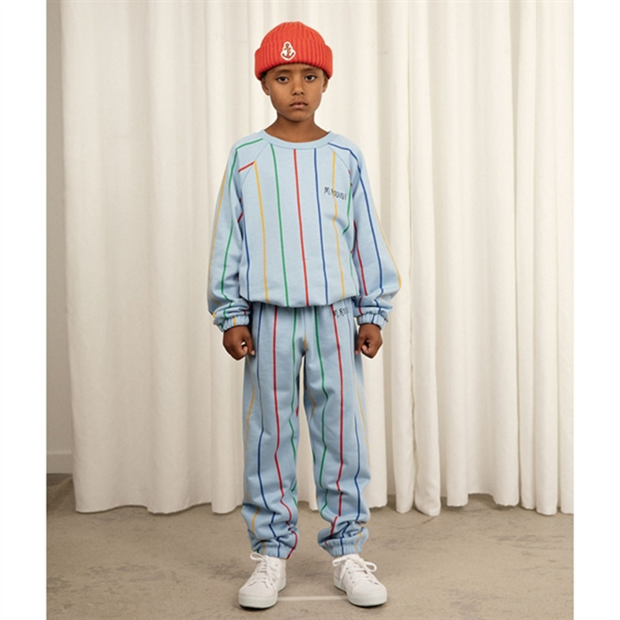 Mini Rodini Stripe Sweatshirt Blue