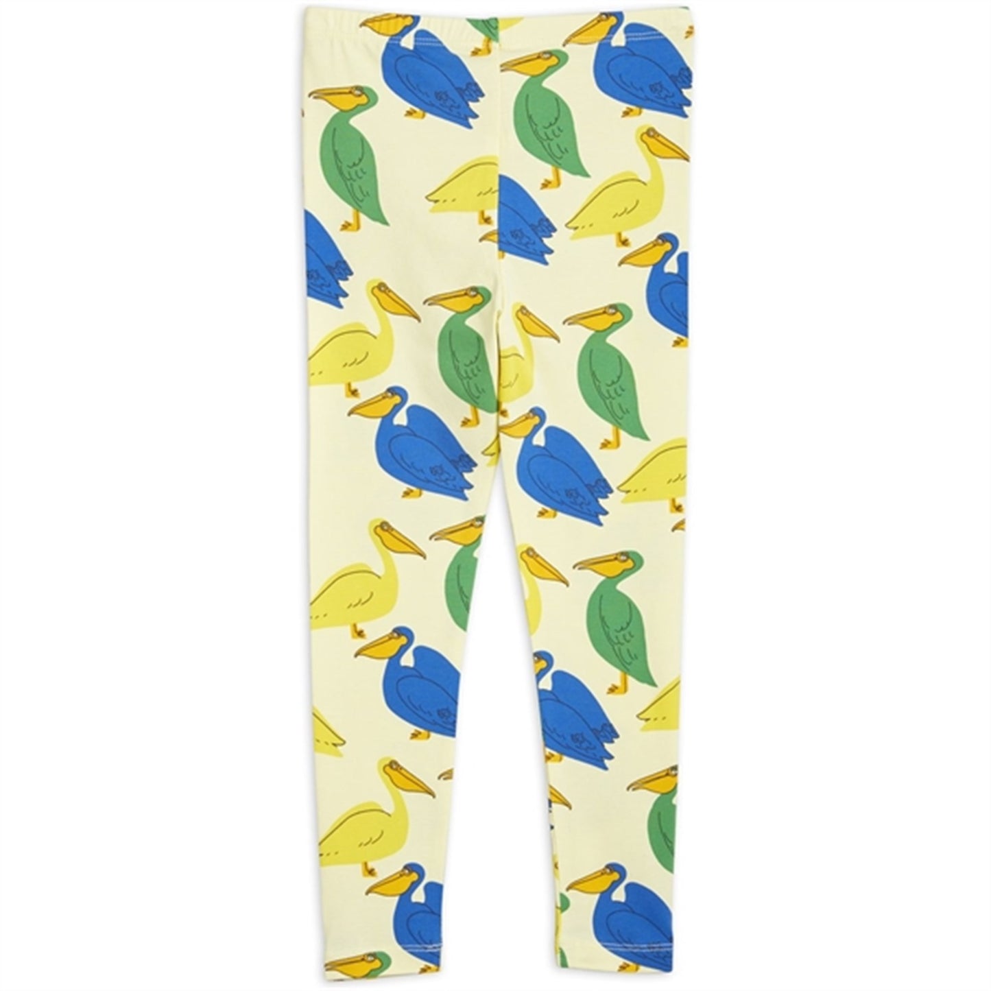 Mini Rodini Pelican AOP Leggings Yellow