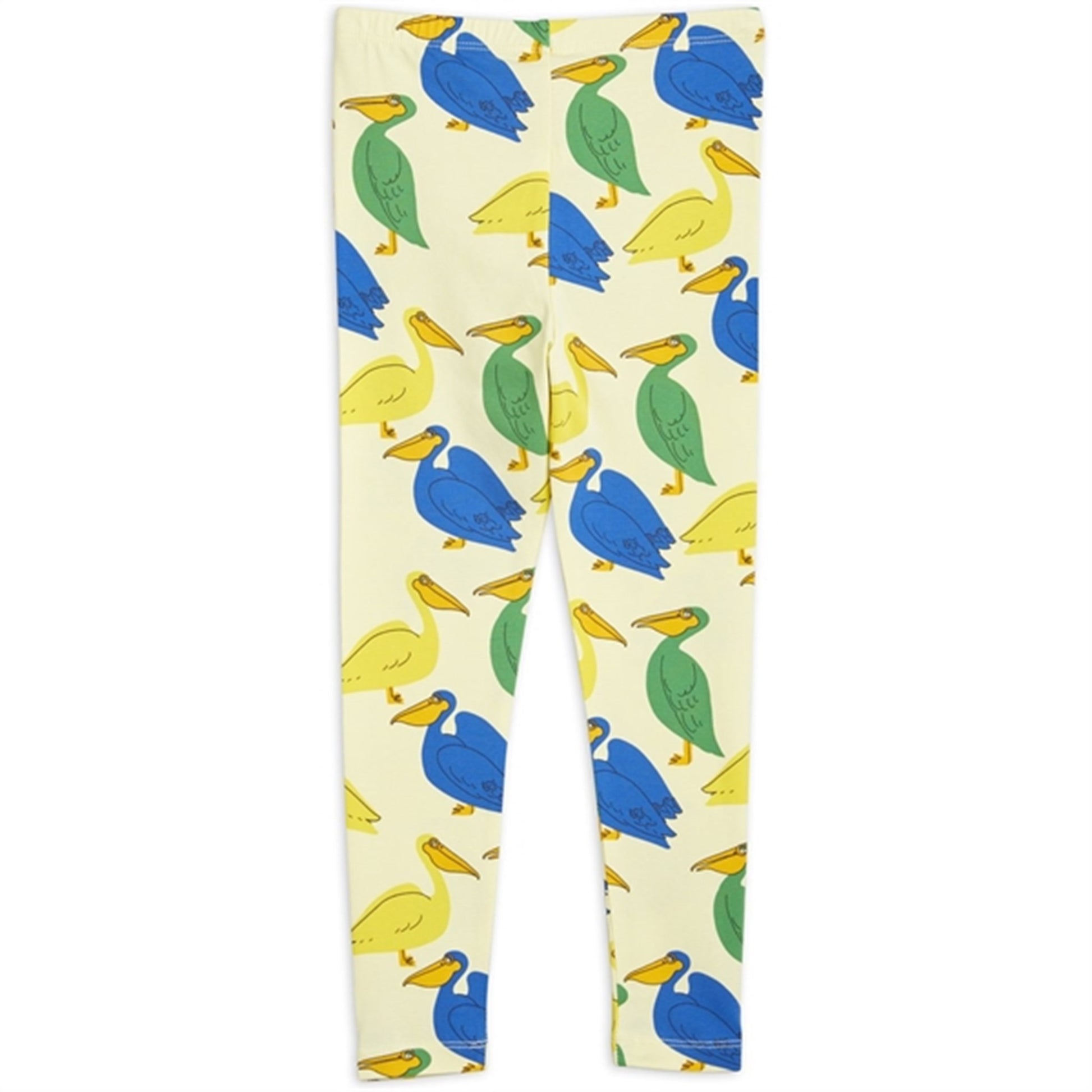 Mini Rodini Pelican AOP Leggings Yellow