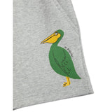 Mini Rodini Pelican Sweatshorts Grey Melange