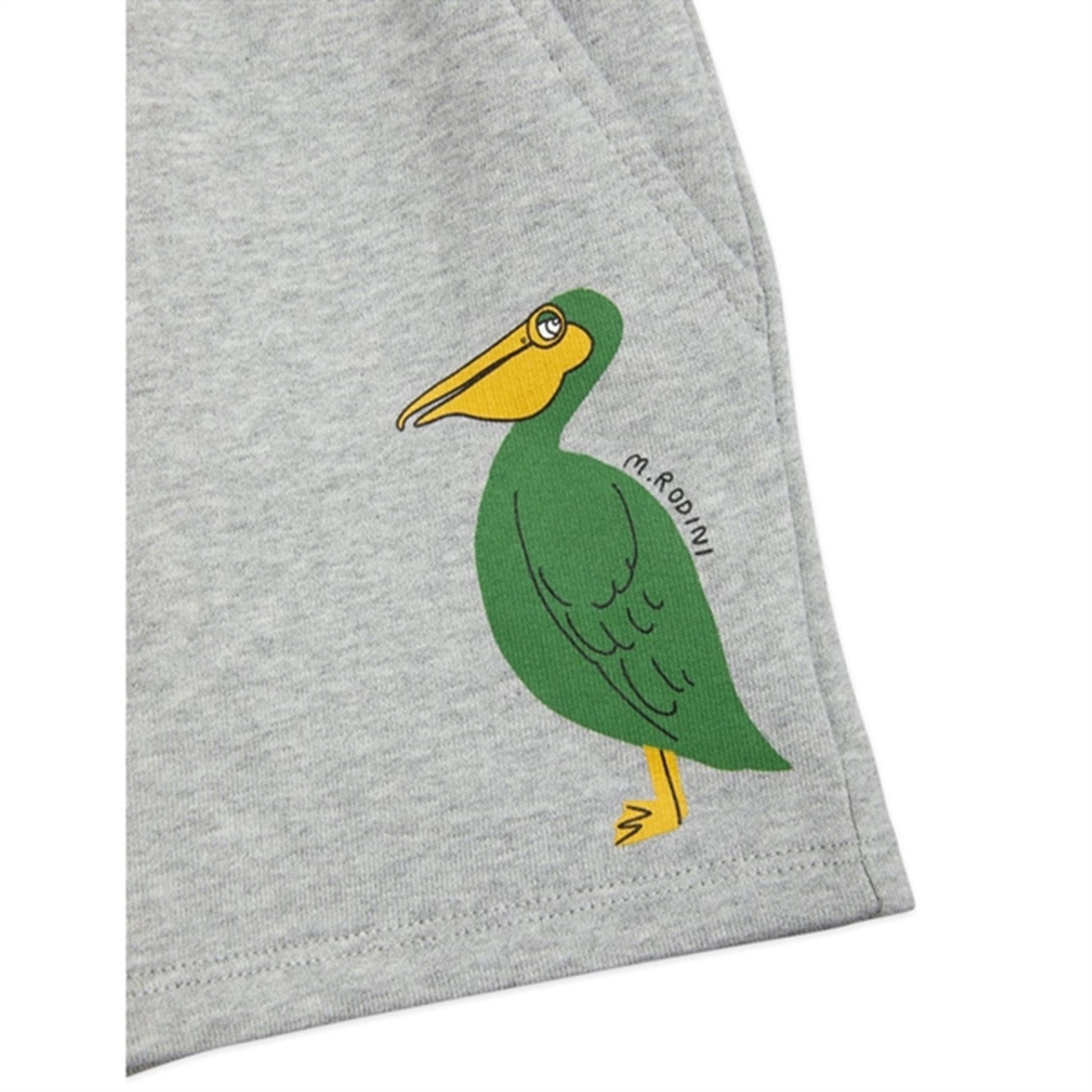 Mini Rodini Pelican Sweatshorts Grey Melange