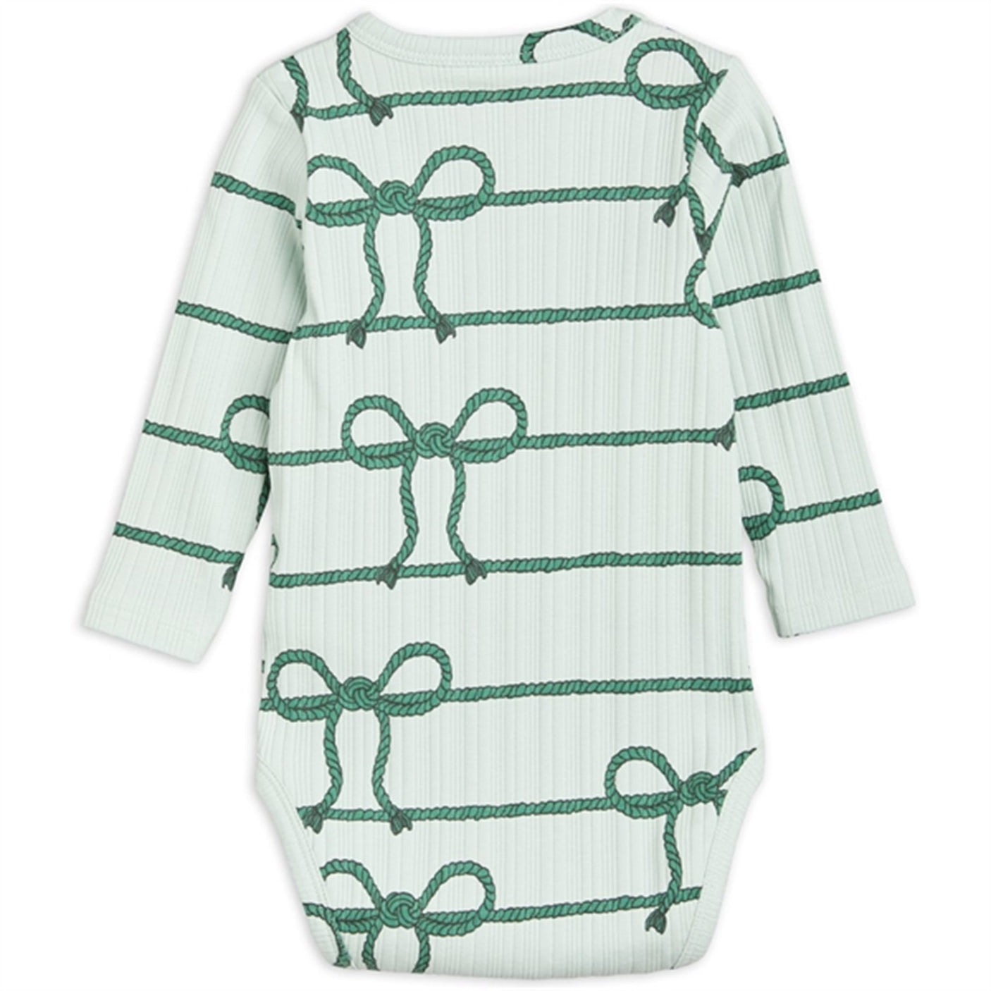 Mini Rodini Rope AOP Body Green