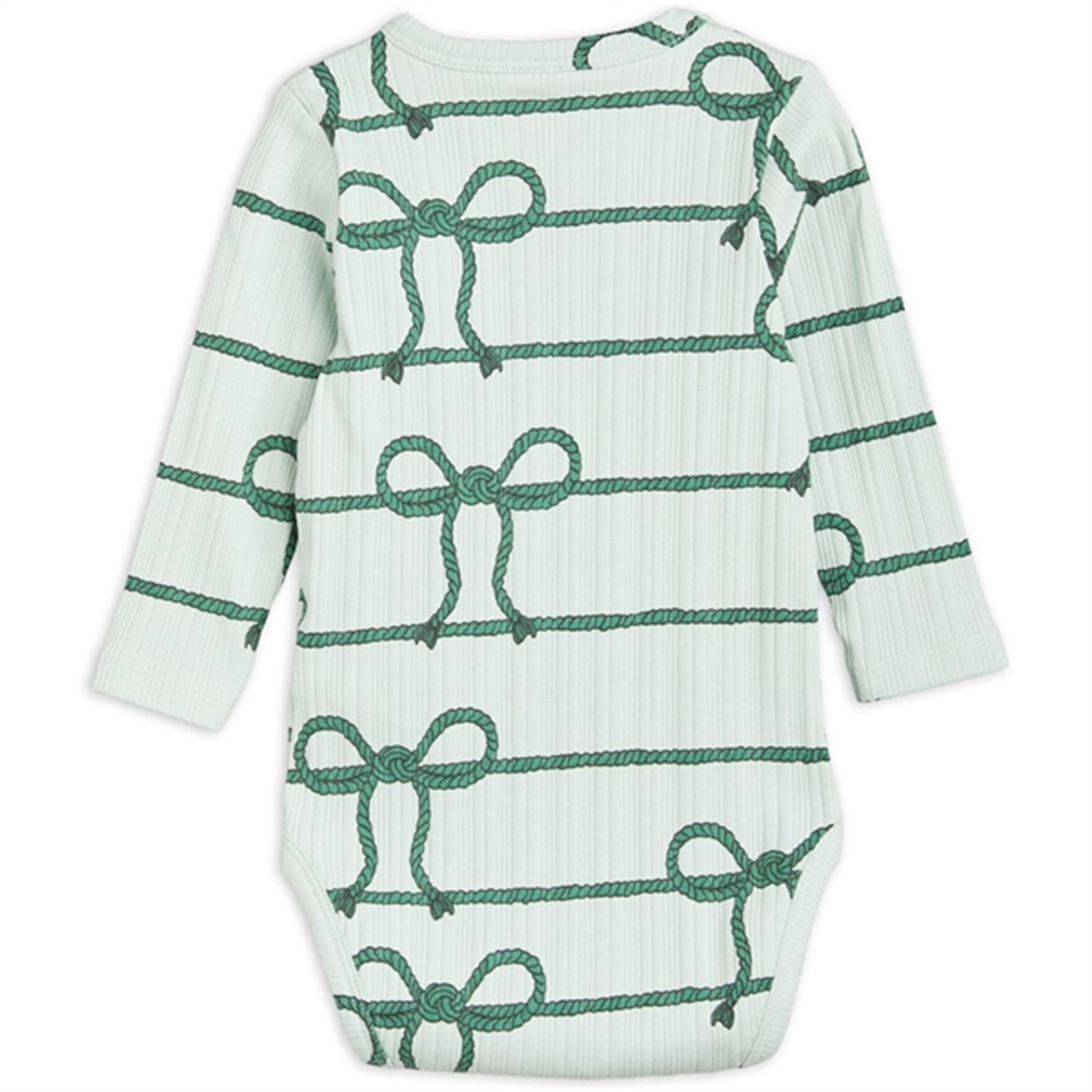 Mini Rodini Rope AOP Body Green