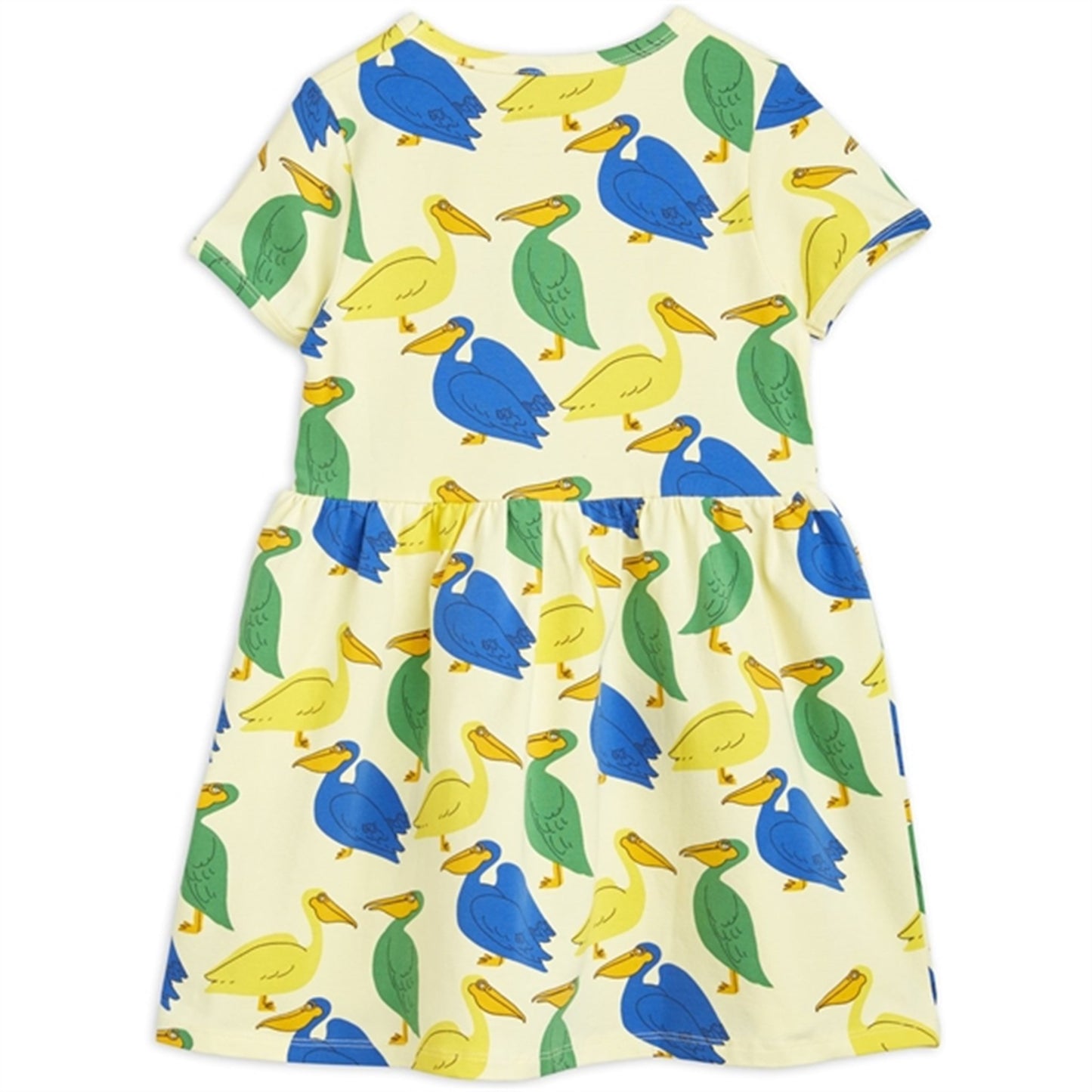 Mini Rodini Pelican AOP Dress Yellow