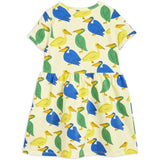 Mini Rodini Pelican AOP Dress Yellow