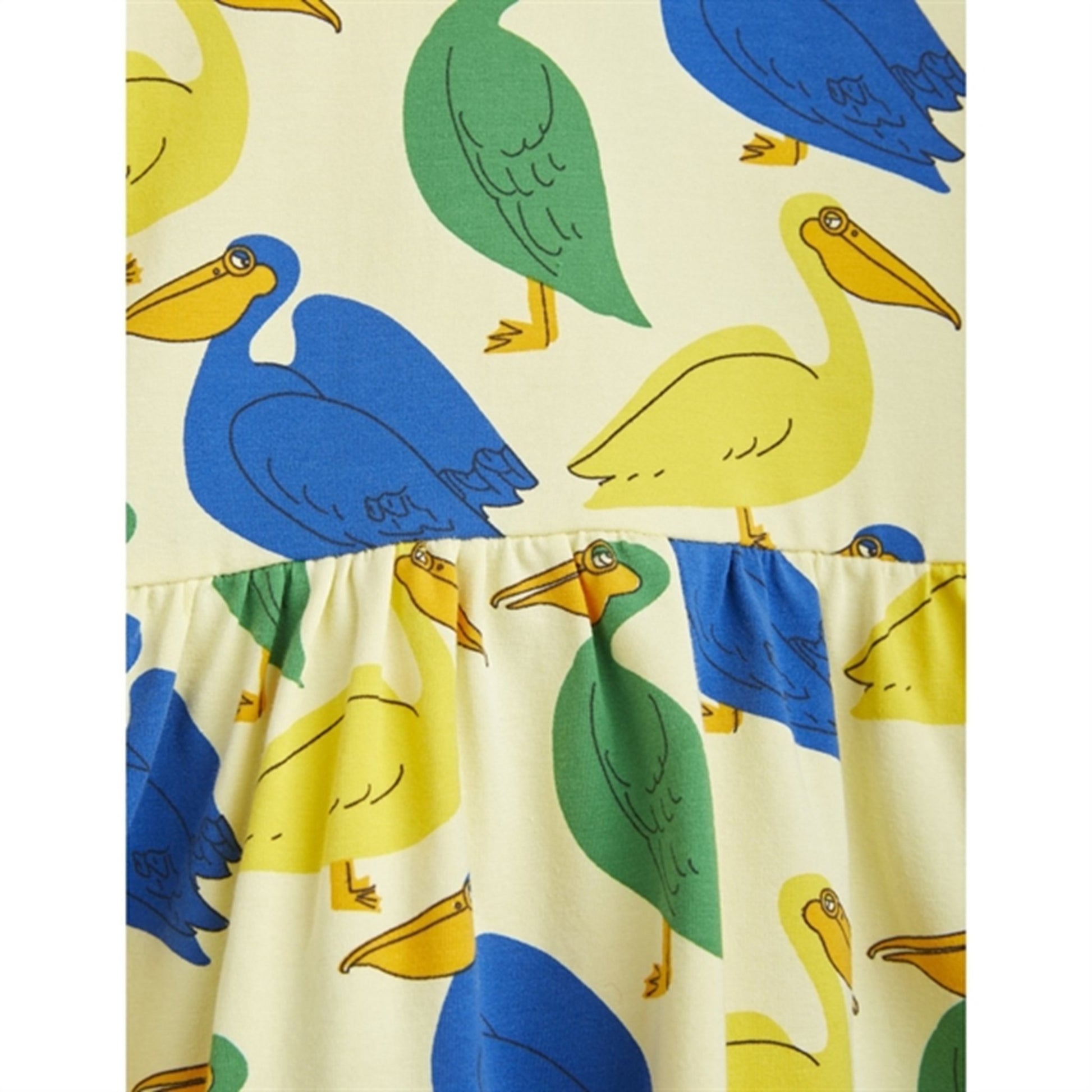 Mini Rodini Pelican AOP Dress Yellow