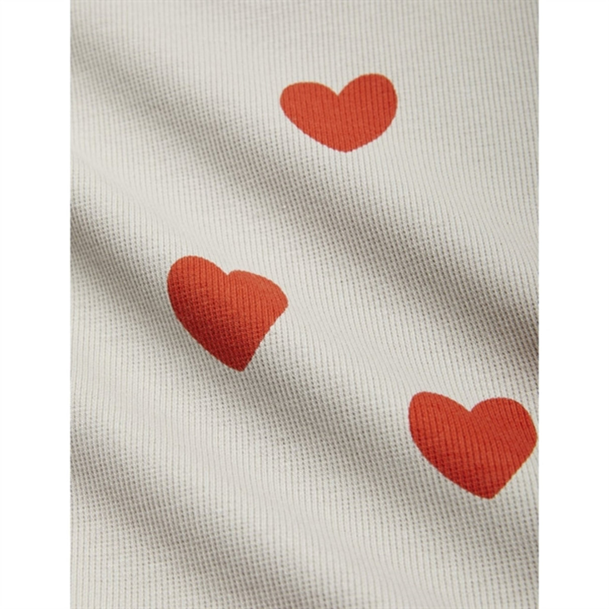 Mini Rodini Hearts Aop T-shirt Grey