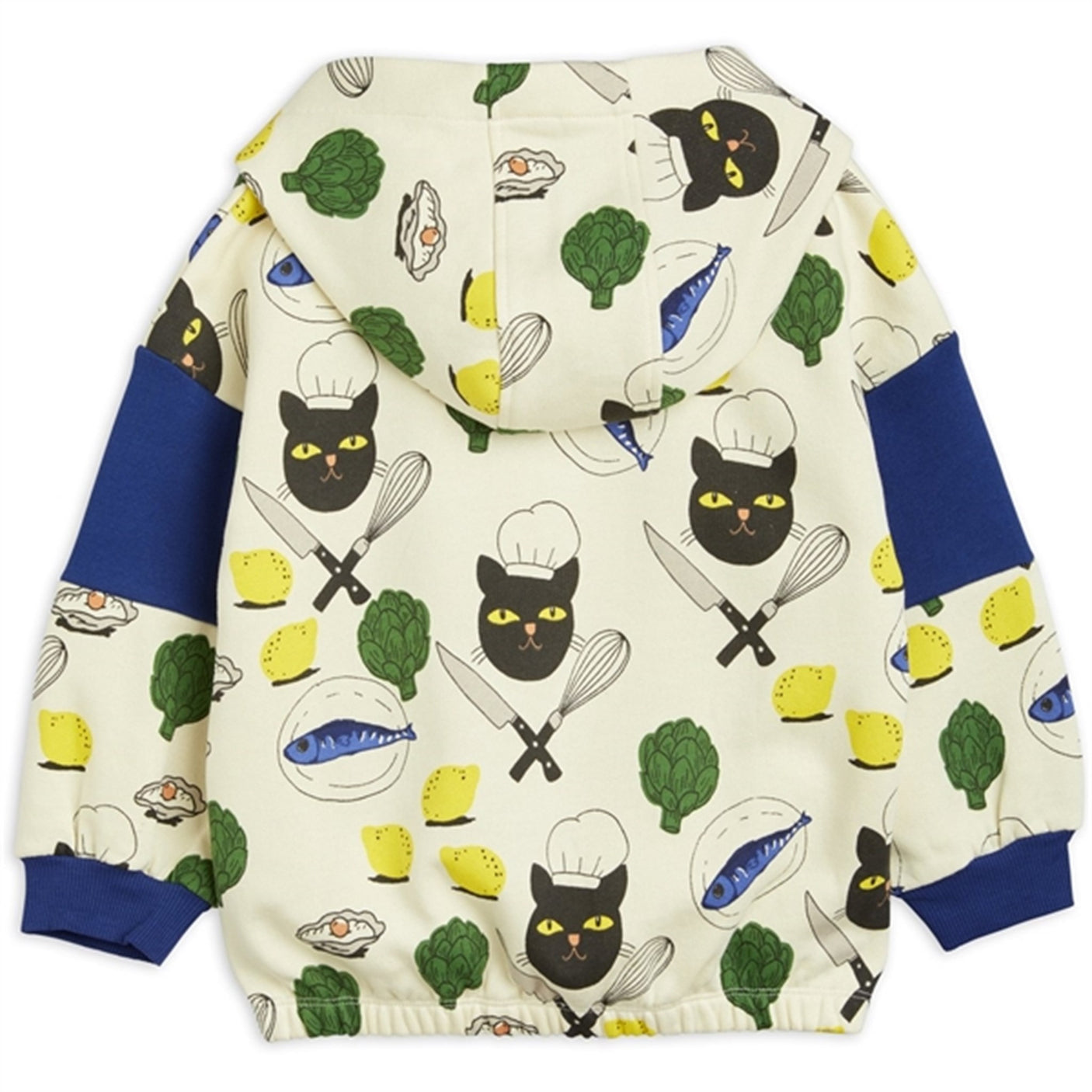 Mini Rodini Chef Cat Aop Hoodie Multi