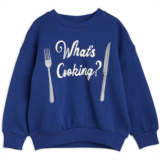 Mini Rodini What's Cooking Sp +Emb Sweatshirt Blue