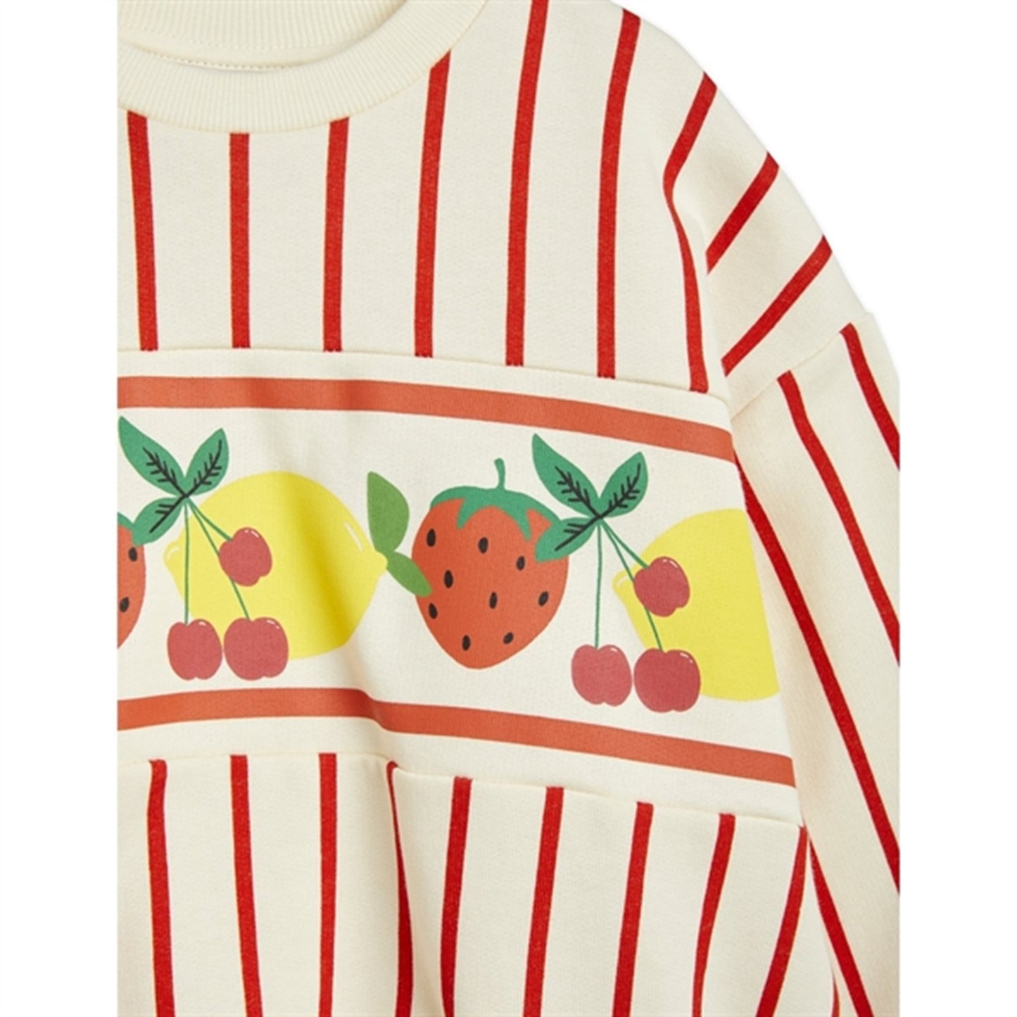 Mini Rodini Fruits Border Stripe Sweatshirt Multi