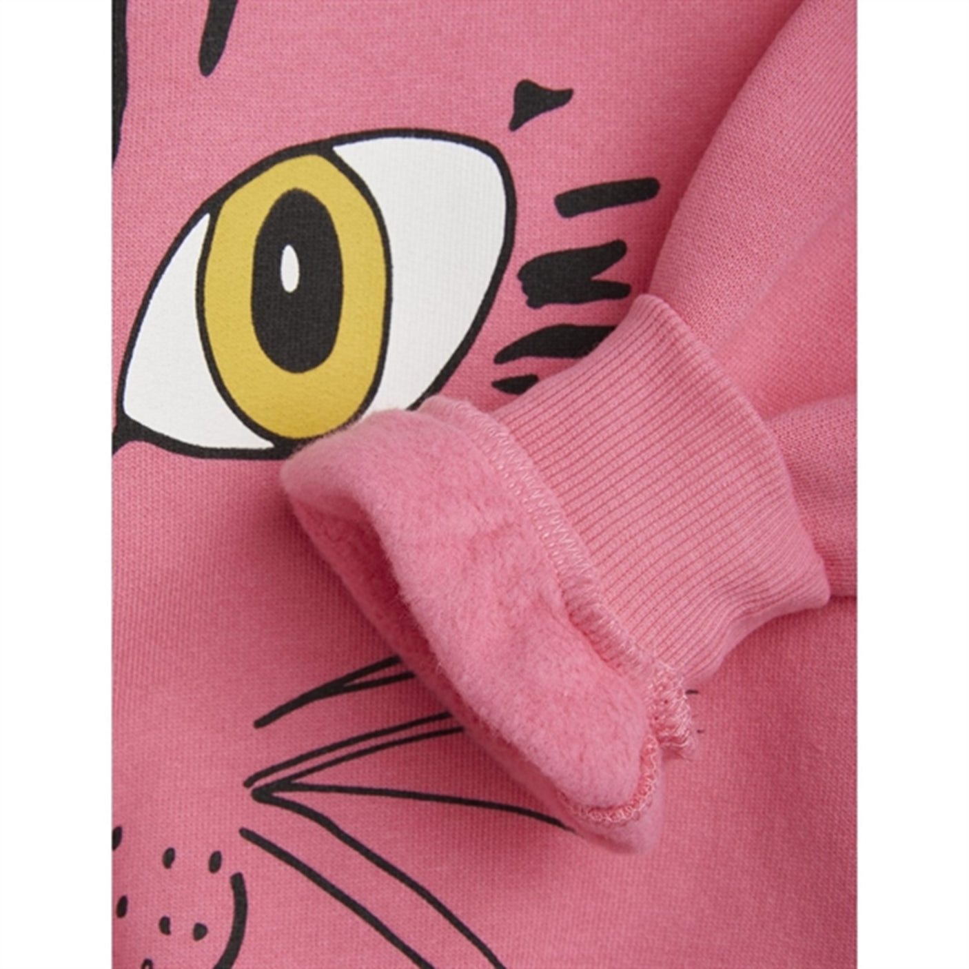 Mini Rodini Cat Face Sp Sweatshirt Pink