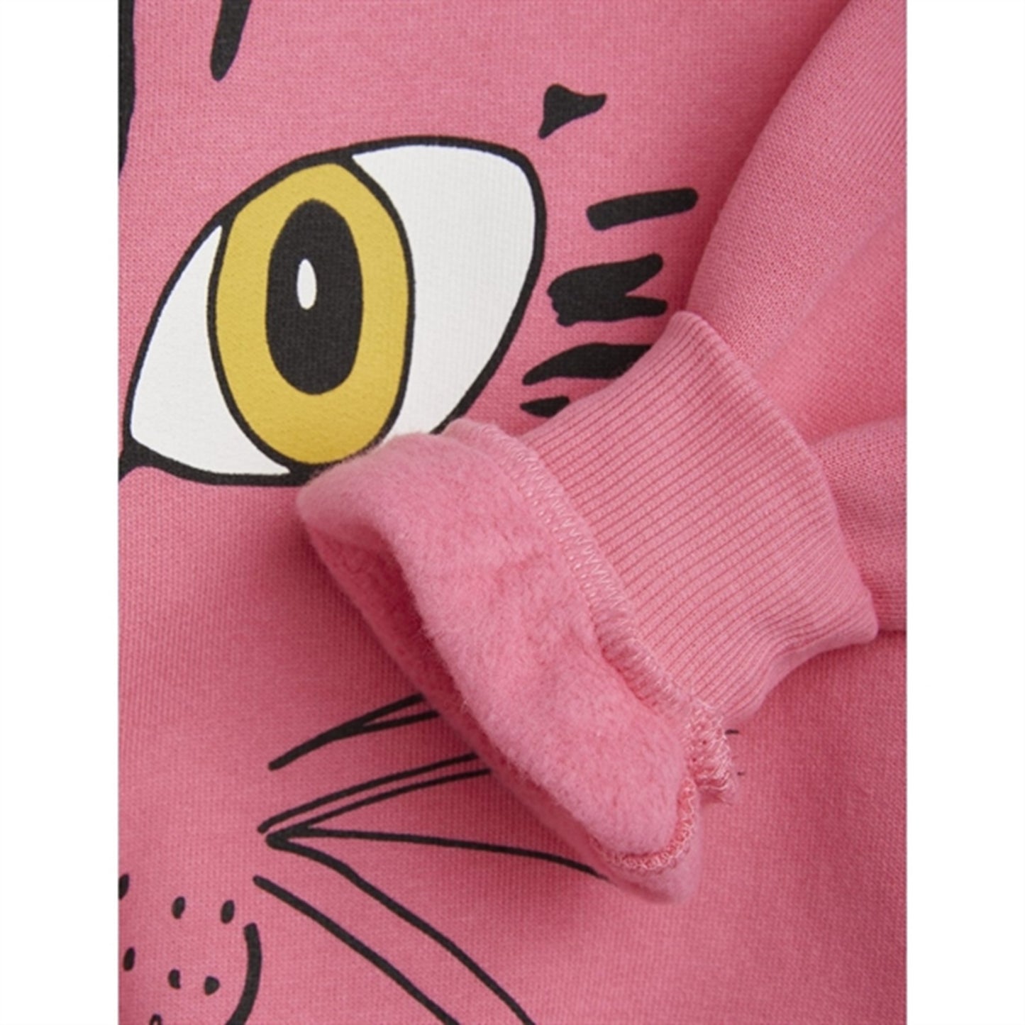 Mini Rodini Cat Face Sp Sweatshirt Pink