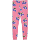 Mini Rodini Plum Aop Leggings Pink Pink