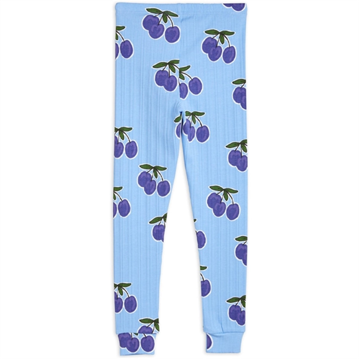 Mini Rodini Plum Aop Leggings Blue