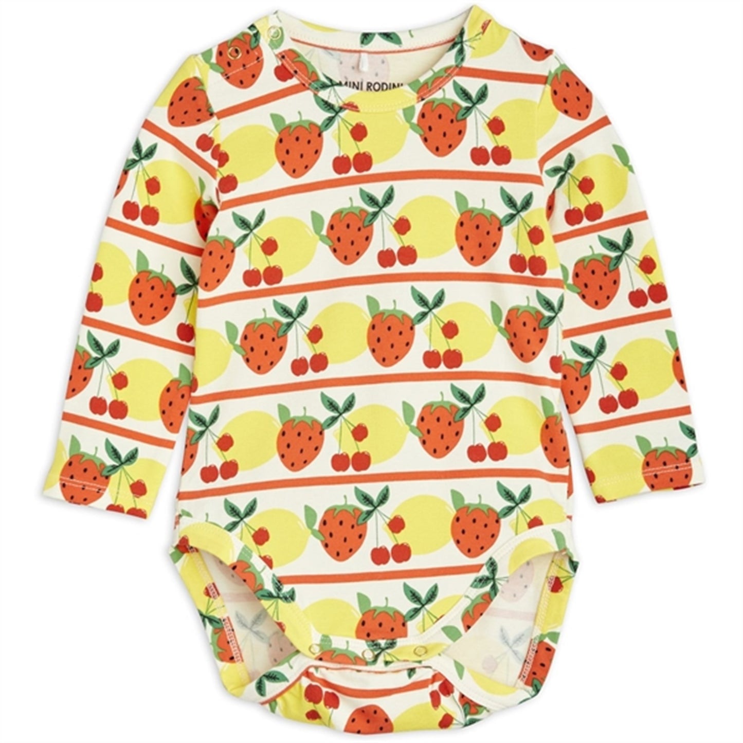 Mini Rodini Fruits Aop Ls Body Multi