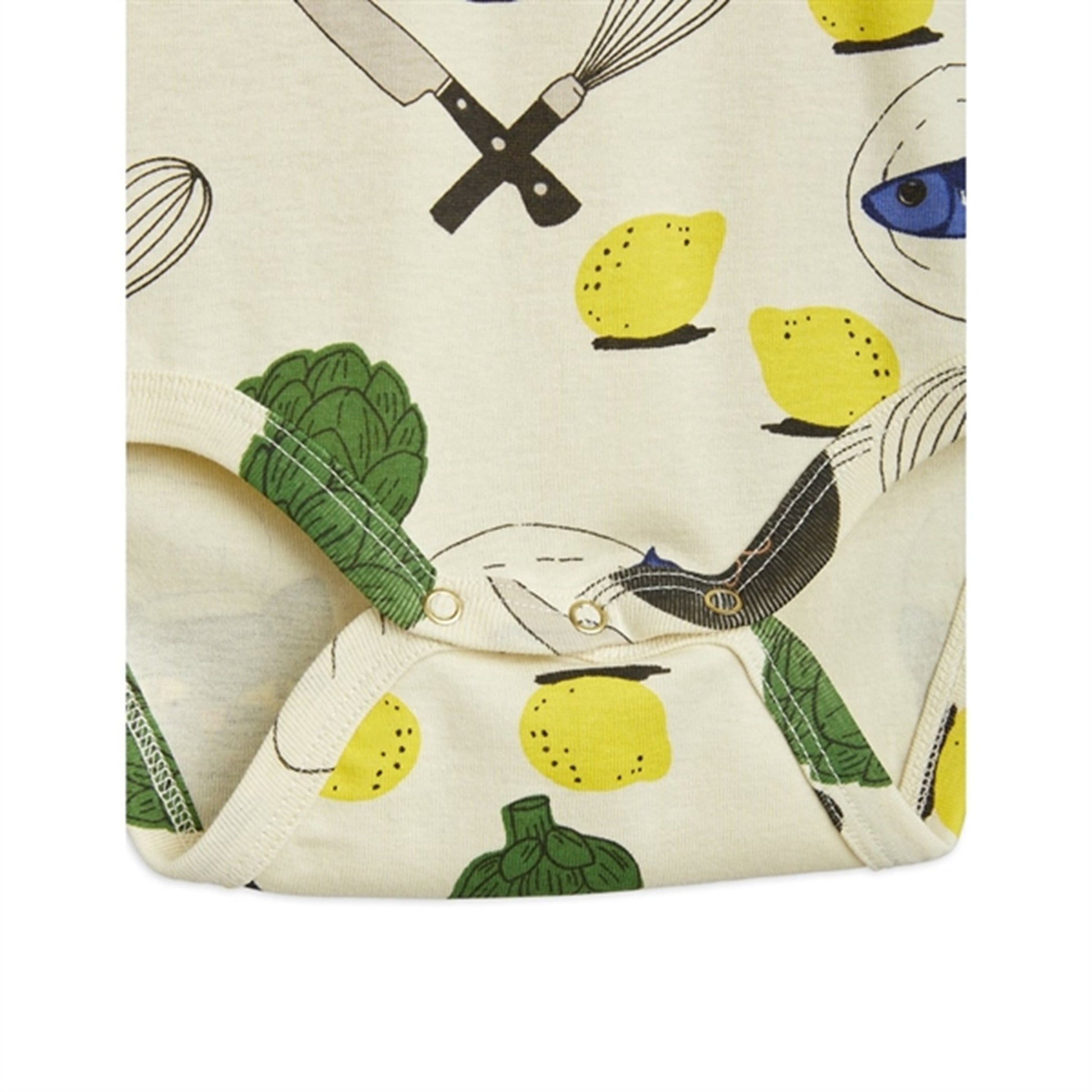 Mini Rodini Chef Cat Aop Ls Body Multi