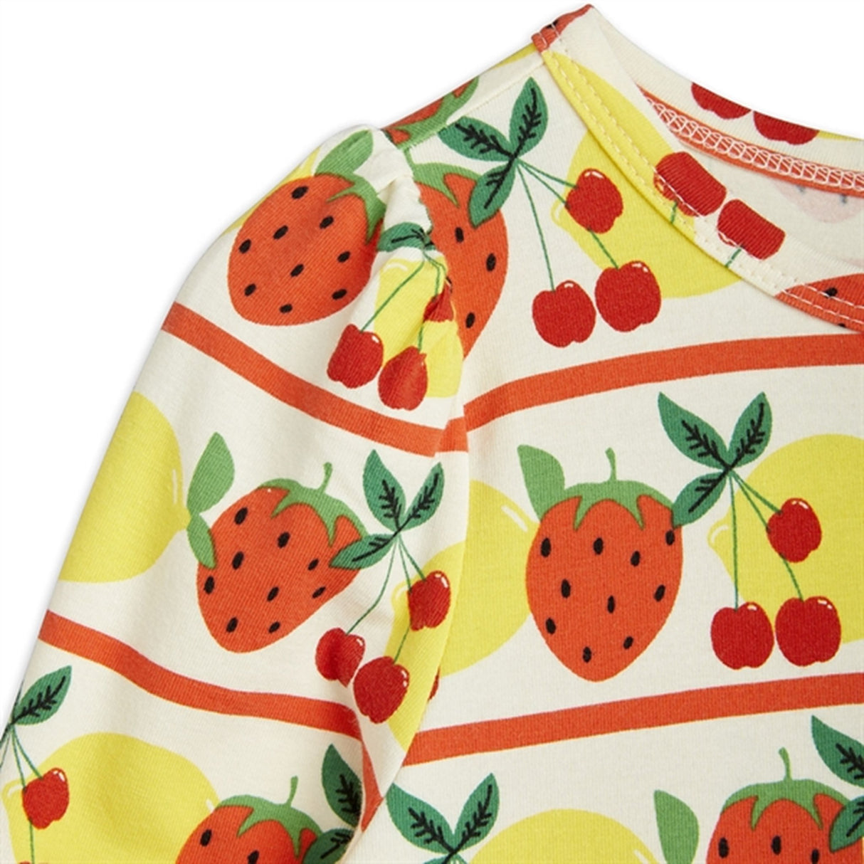 Mini Rodini Fruits Aop Ls Dress Multi