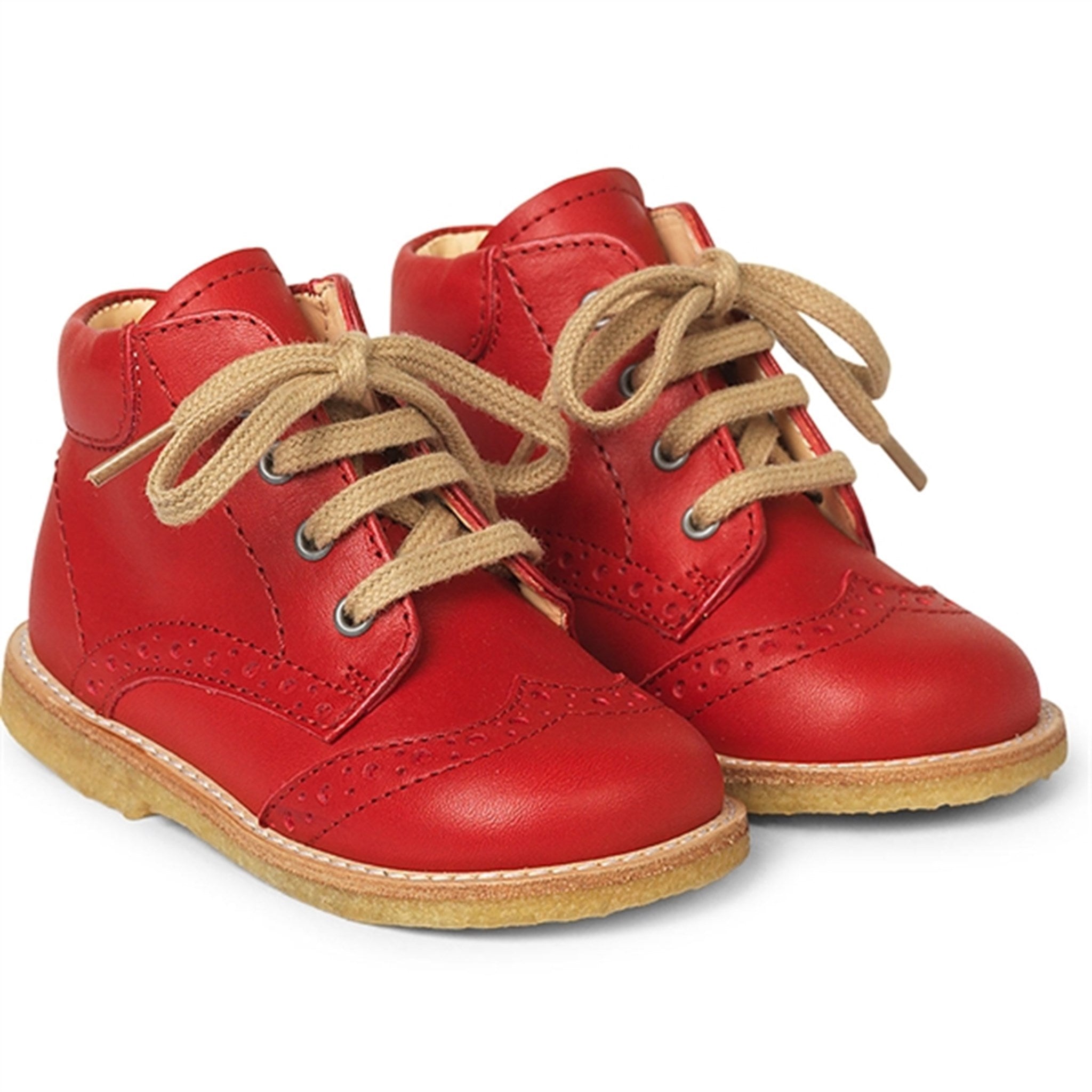 Angulus Beginner Shoes w. Lace Red 2378-101-1412