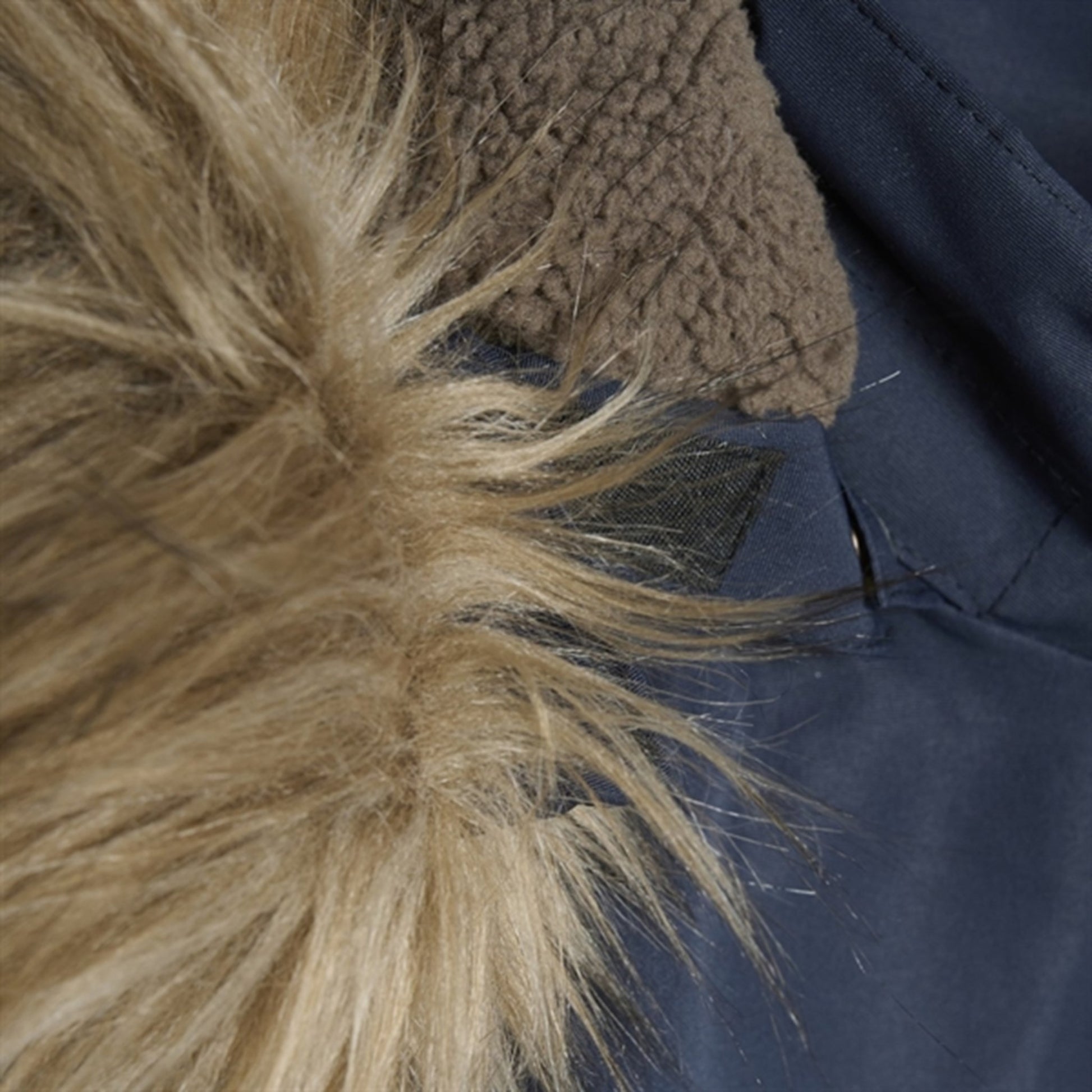 En Fant Snow Suit m. Faux Fur Parisian Night