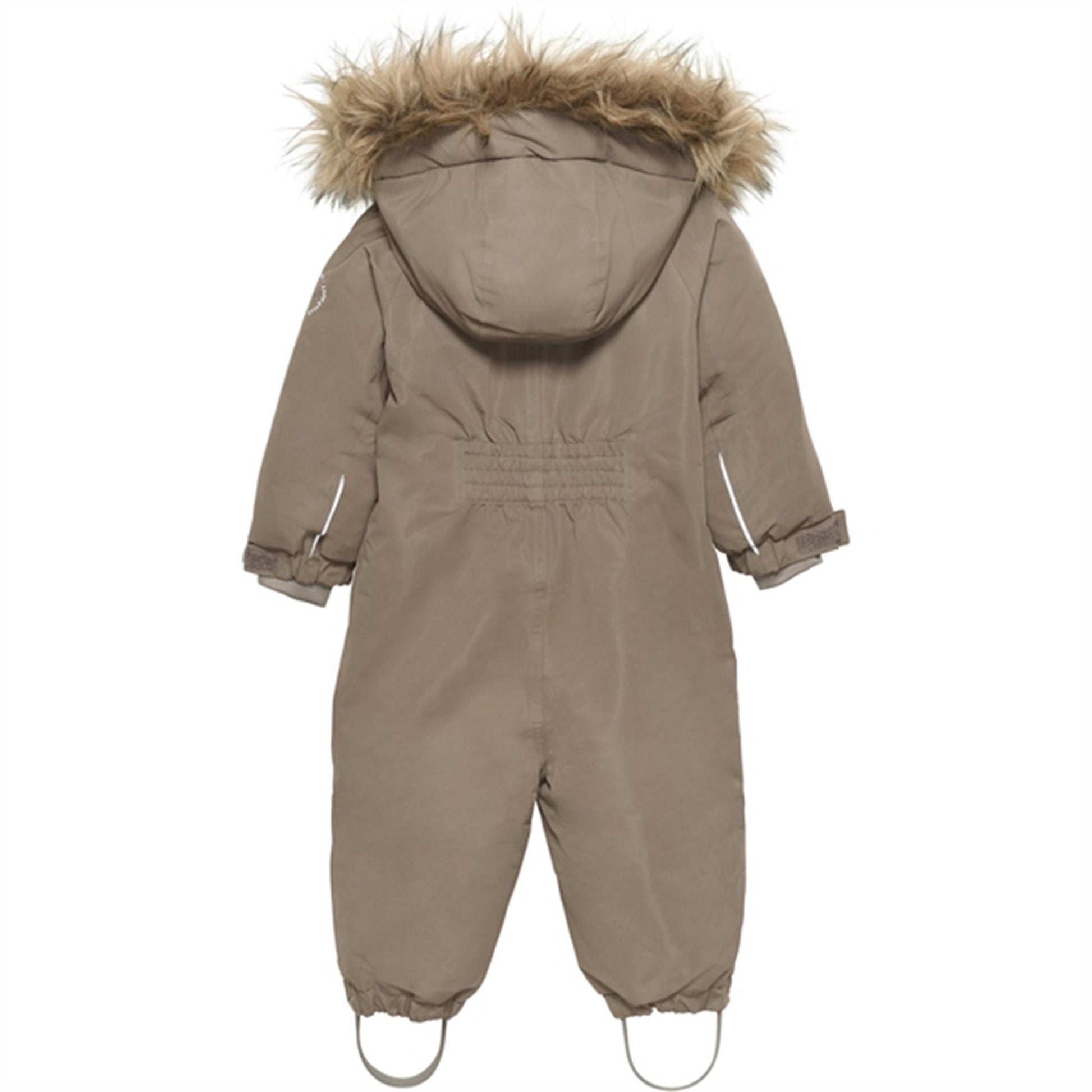 En Fant Snow Suit m. Faux Fur Chocolate Chip