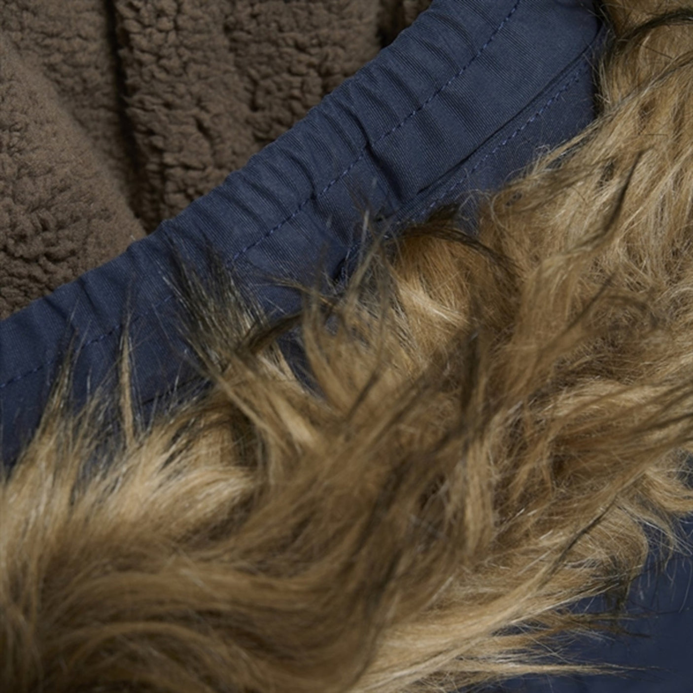 En Fant Snow Suit m. Faux Fur Parisian Night