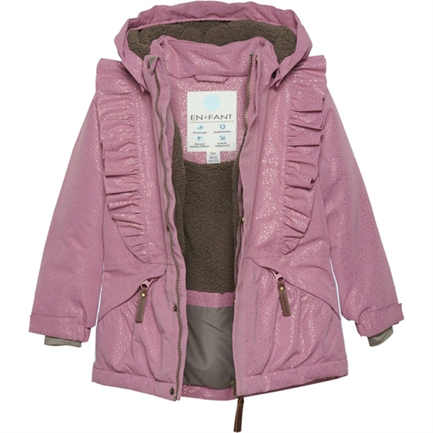 En Fant Jacket Glitter Mesa Rose