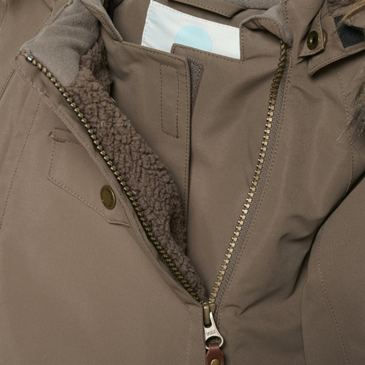 En Fant Jacket Solid Baby Chocolate Chip