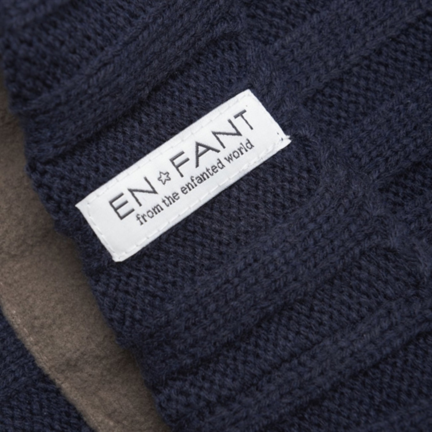 En Fant Beenie m. Faux Fur Parisian Night