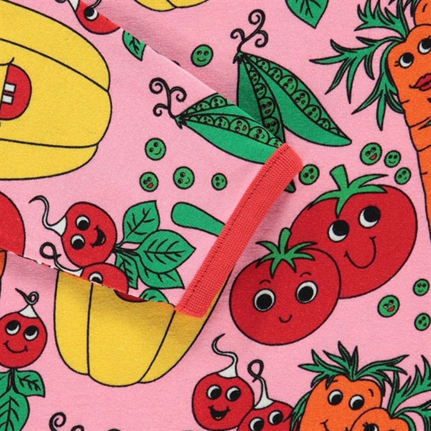 Småfolk Sea Pink Vegetables Blouse