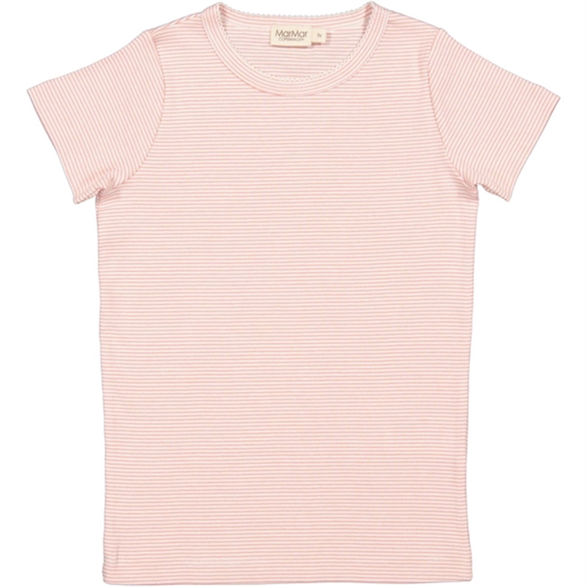 MarMar Modal Fine Rib Evening Sun Stripe Tago T-shirt