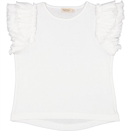 MarMar Modal Pointelle Cloud Tavora Frill T-shirt