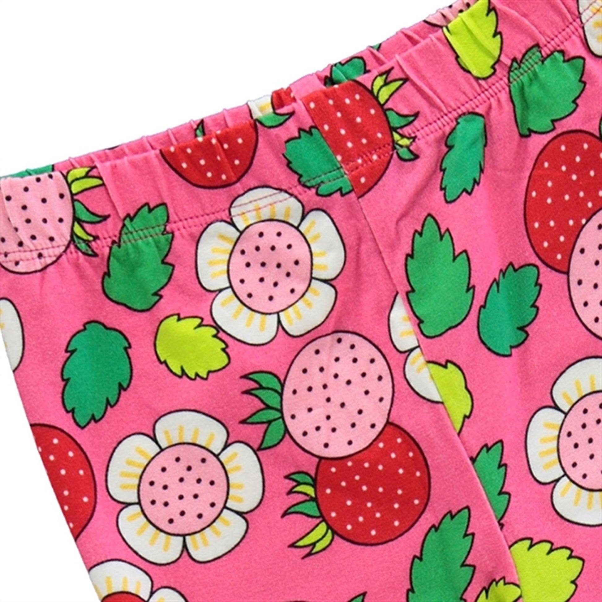 Småfolk Pink Strawberry Leggings