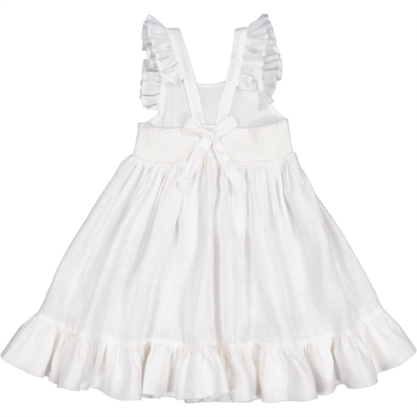 MarMar White Danita Frill Dress