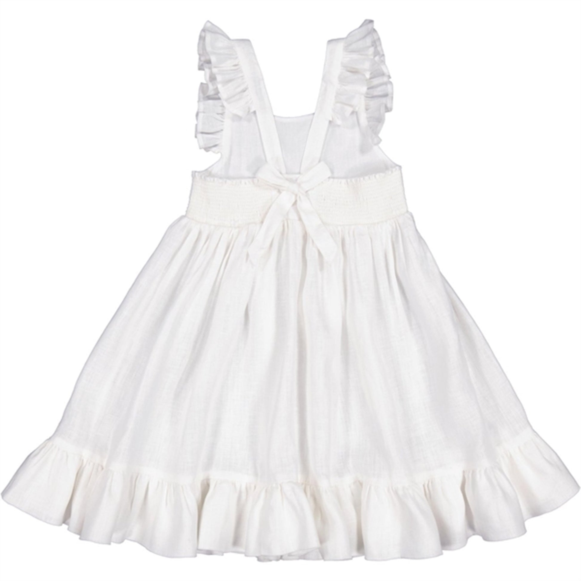 MarMar White Danita Frill Dress