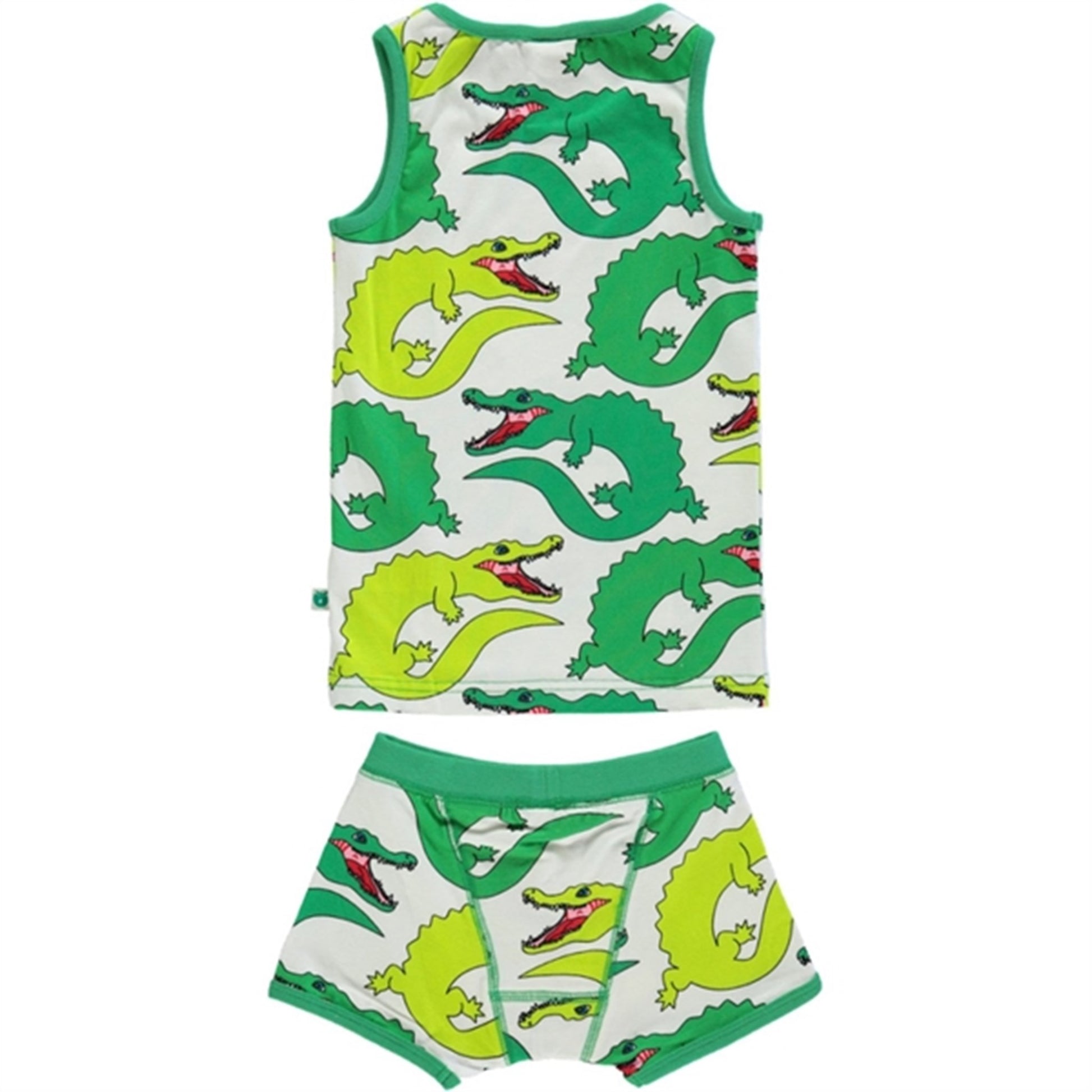 Småfolk Cream Crocodile Underwear Set