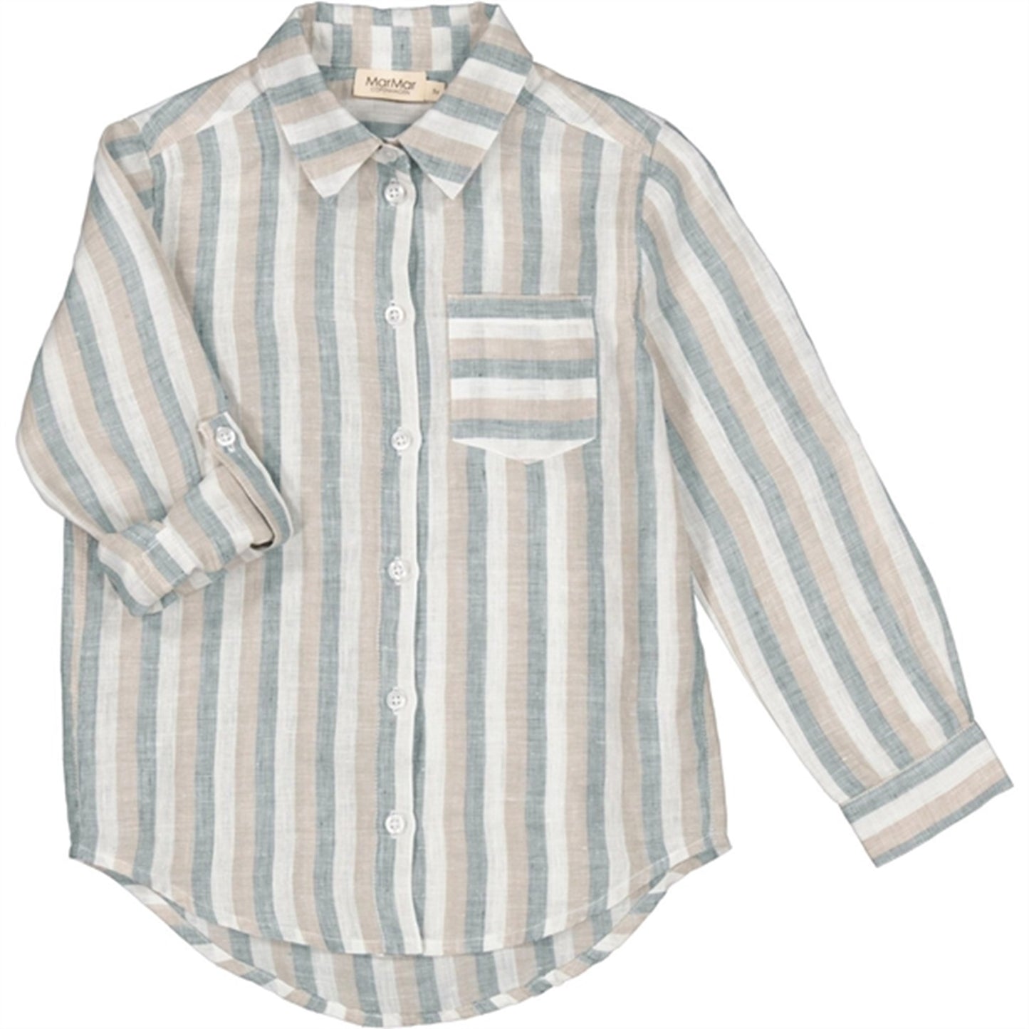MarMar Dusty Blue Stripe Tommy Shirt
