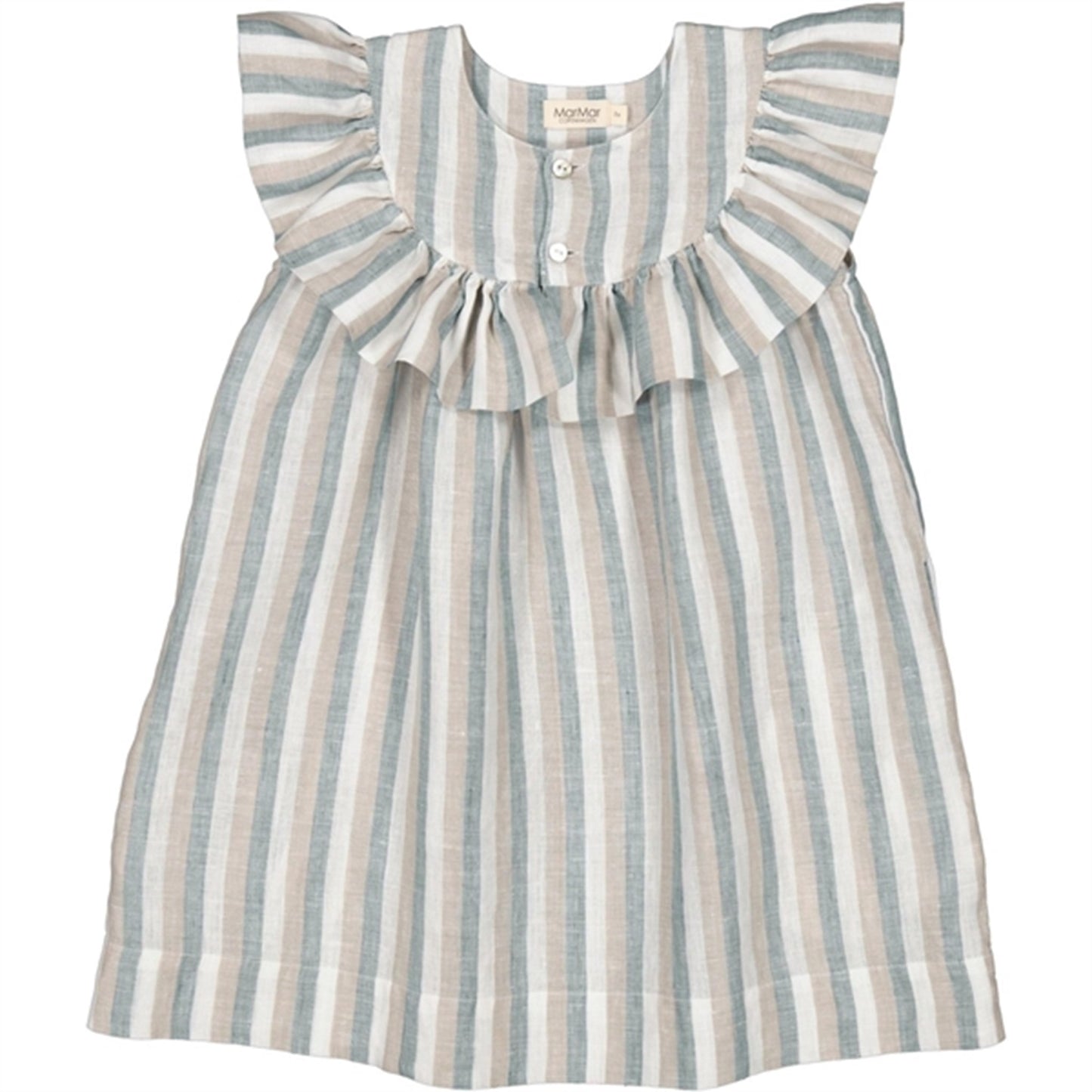 MarMar Dusty Blue Stripe Drussa Dress