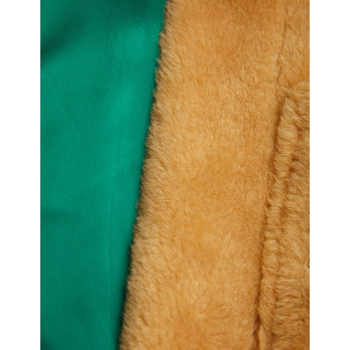 Mini Rodini Adored Faux Fur Hooded Jacket Beige