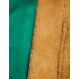 Mini Rodini Adored Faux Fur Hooded Jacket Beige