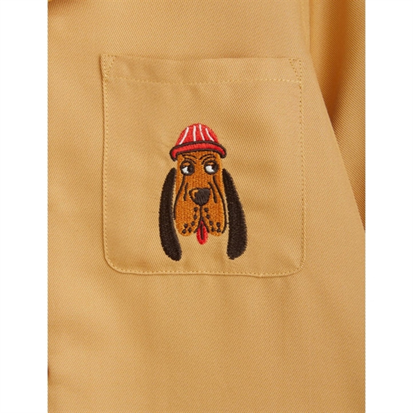 Mini Rodini Bloodhound Emb Shirt Beige