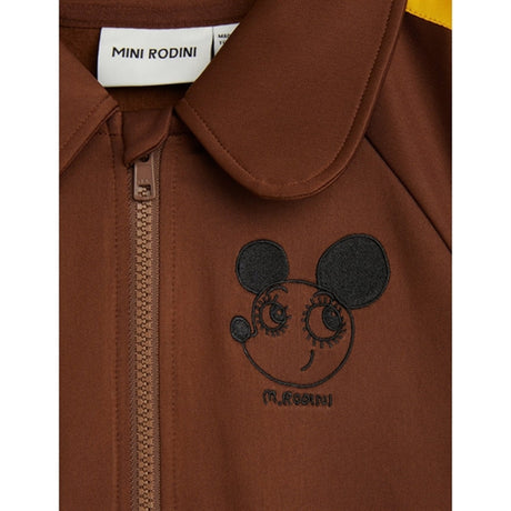 Mini Rodini Tracksuit Wct Jacket Brown
