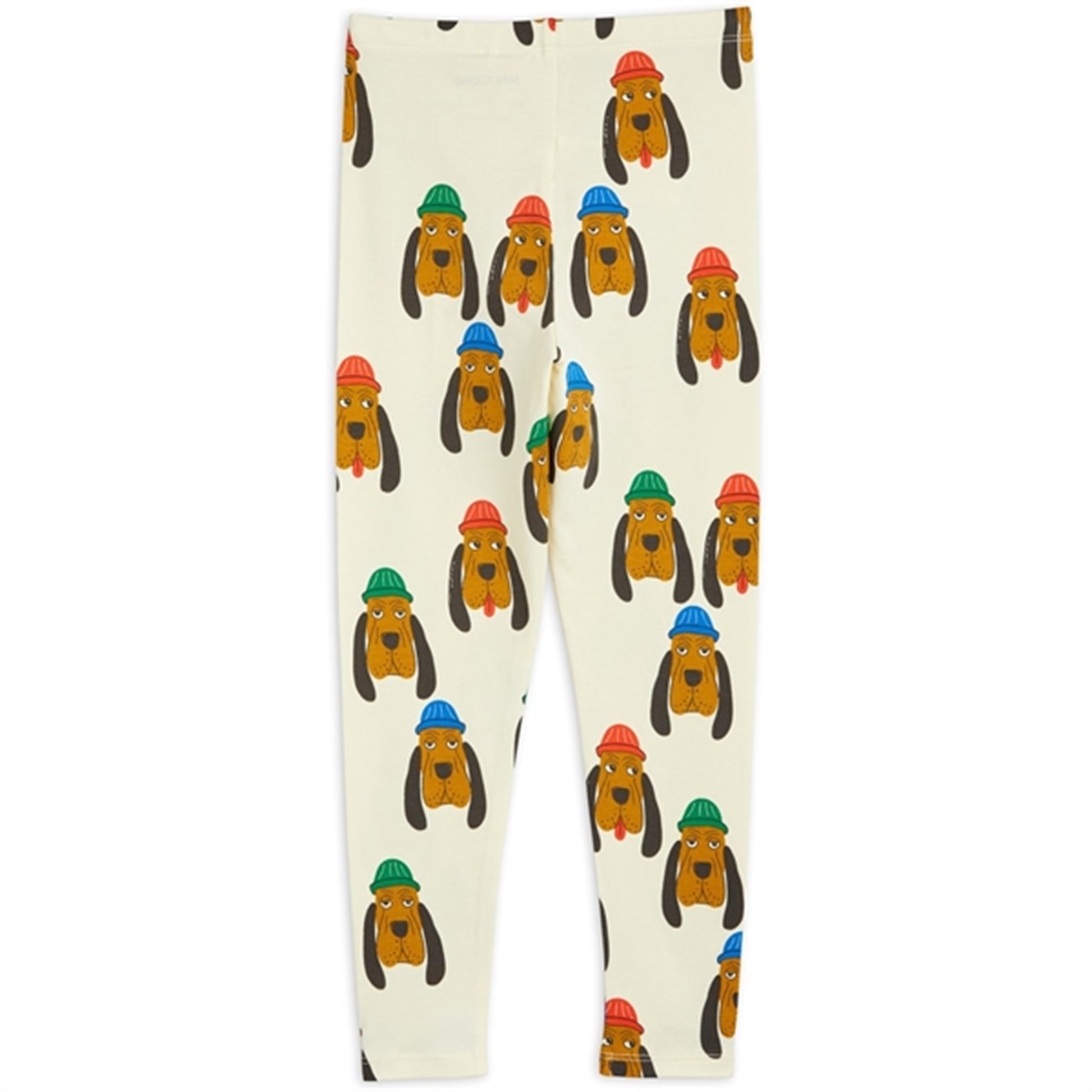 Mini Rodini Bloodhound Aop Leggings Offwhite