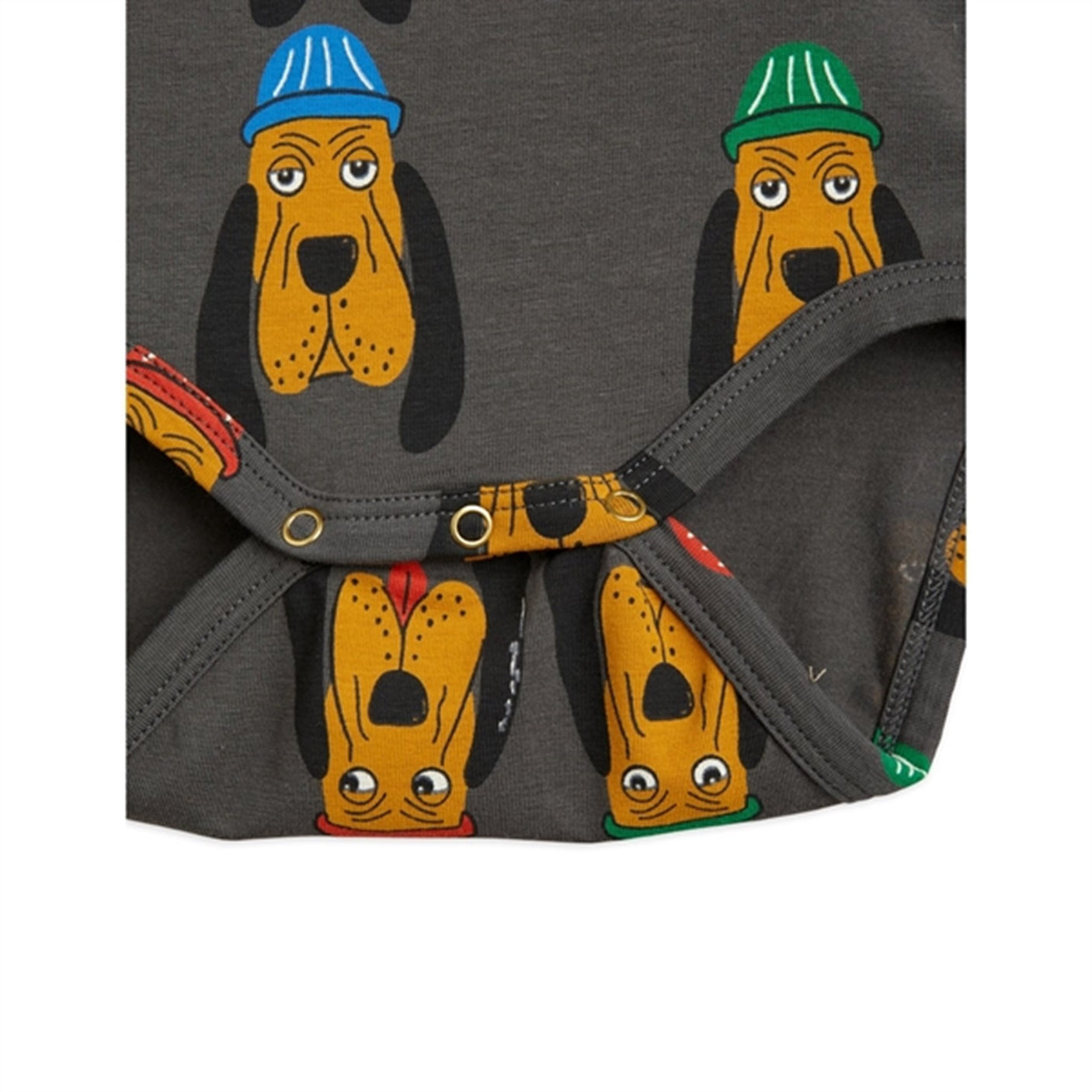 Mini Rodini Bloodhound Aop Body Grey