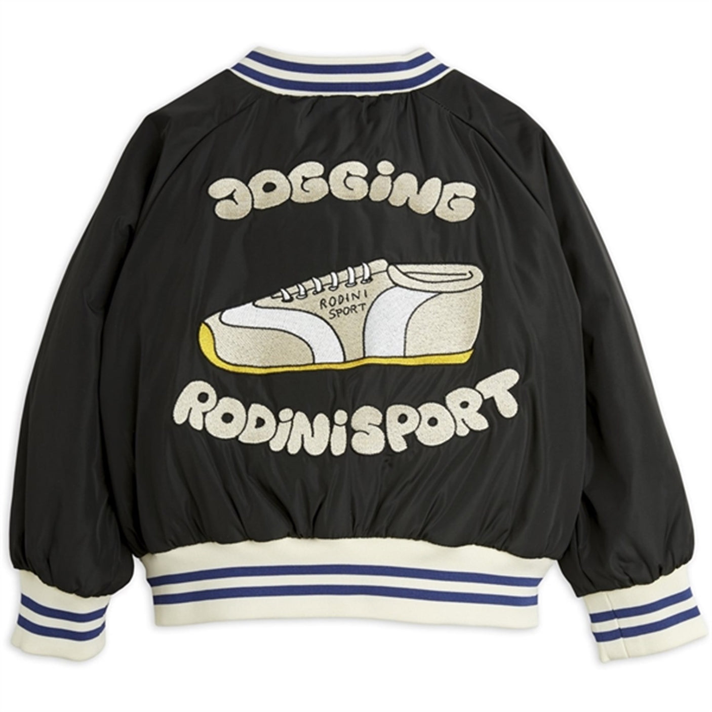 Mini Rodini Stripe Reversible Baseball Jacket Multi
