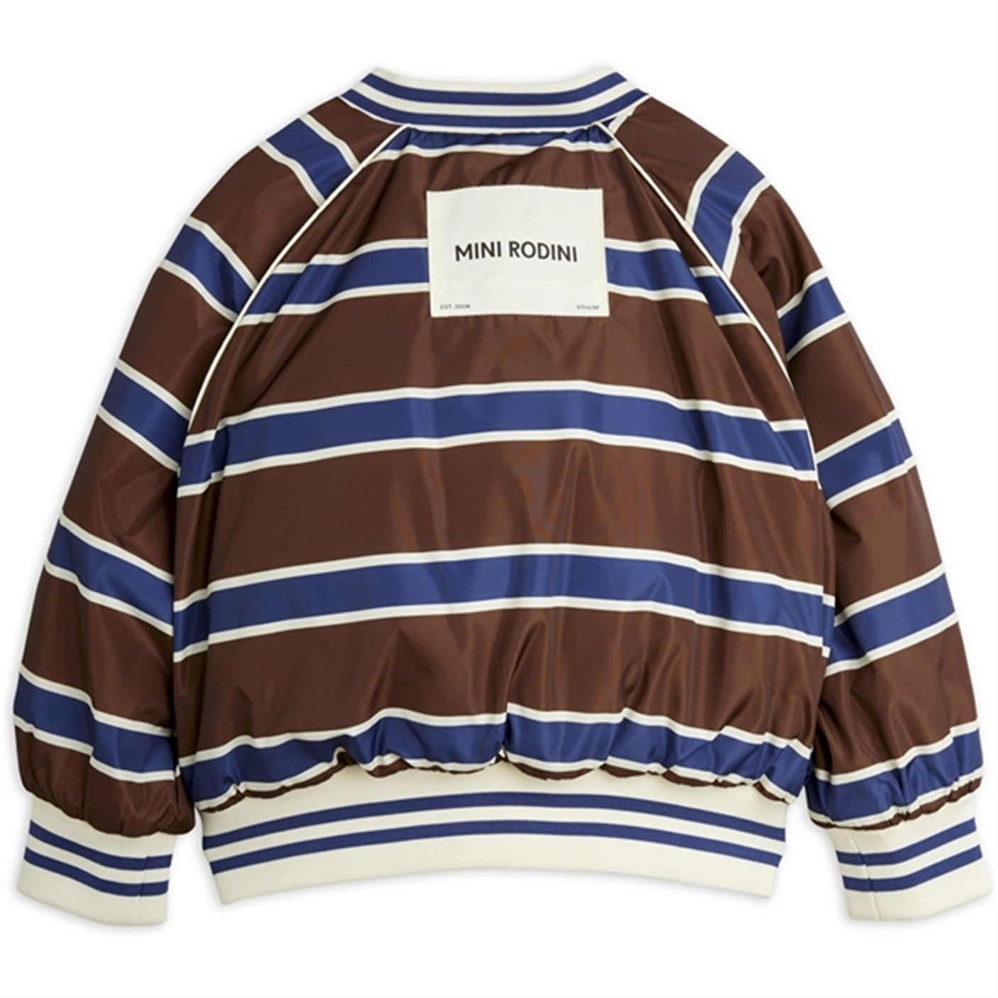 Mini Rodini Stripe Reversible Baseball Jacket Multi