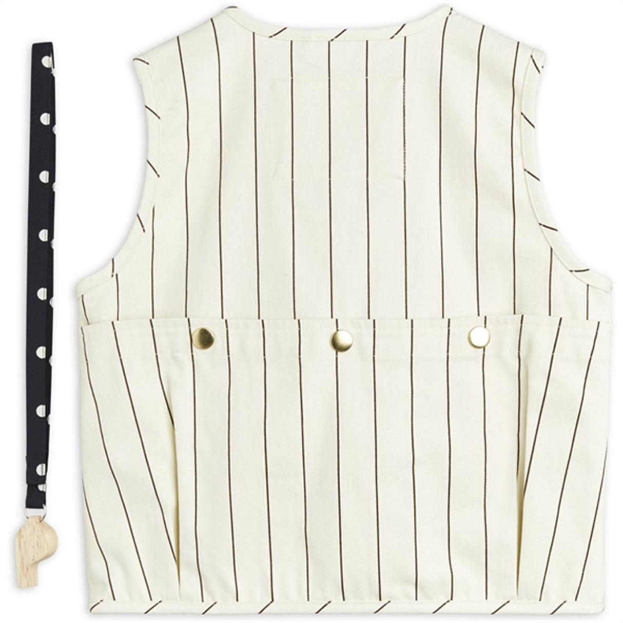 Mini Rodini Owl Emb Utility Vest Offwhite
