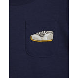 Mini Rodini Blue Jogging Emb T-shirt
