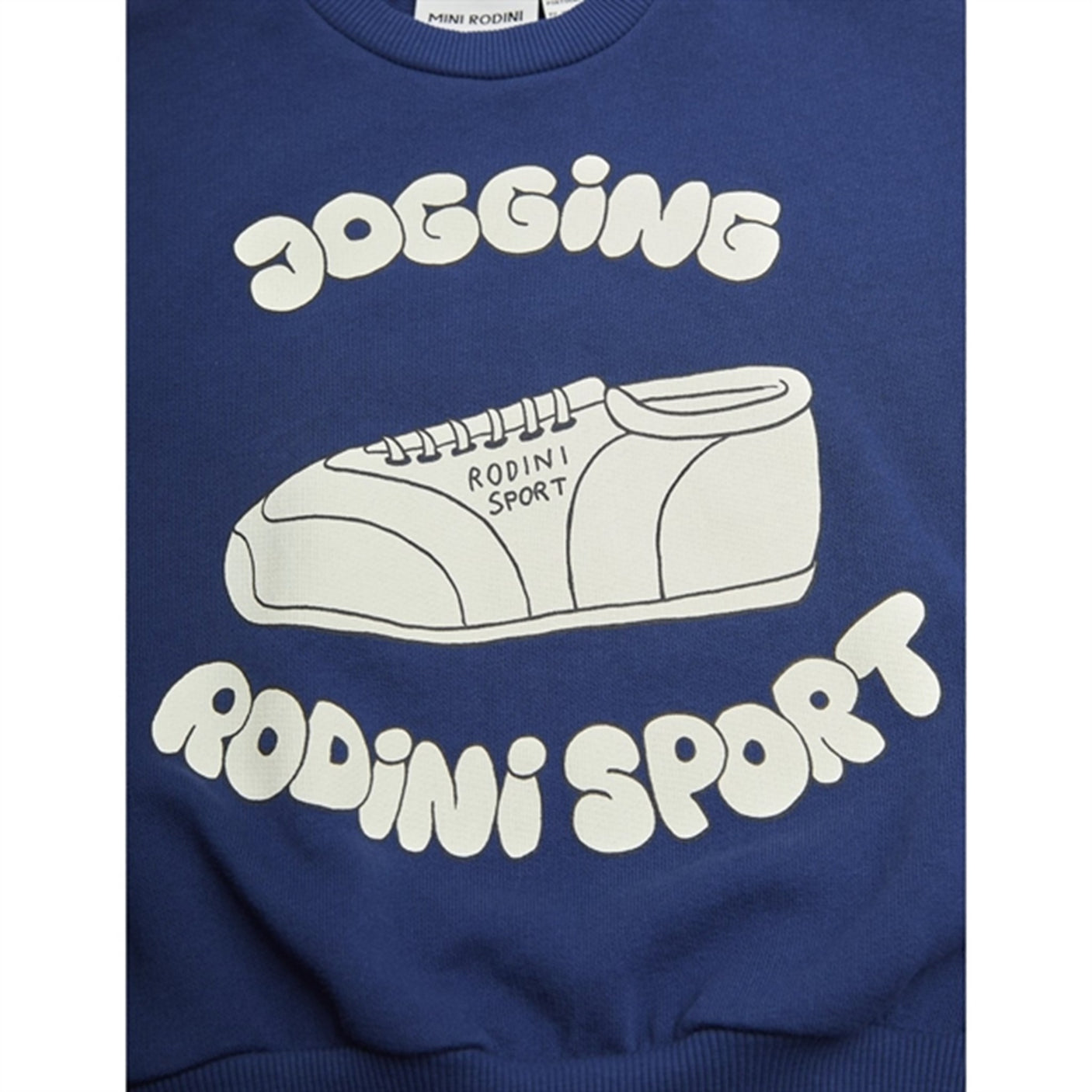 Mini Rodini Blue Jogging Sp Sweat Tank Top