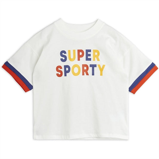 Mini Rodini Offwhite Super Sporty Sp T-shirt